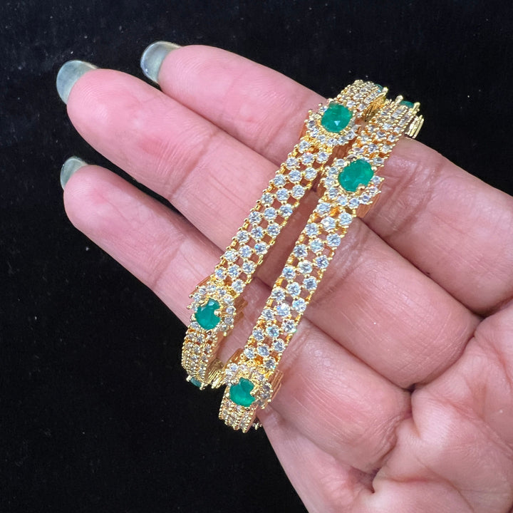 Green 2 Bangle set
