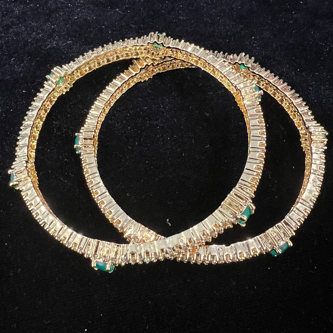 Green 2 Bangle set