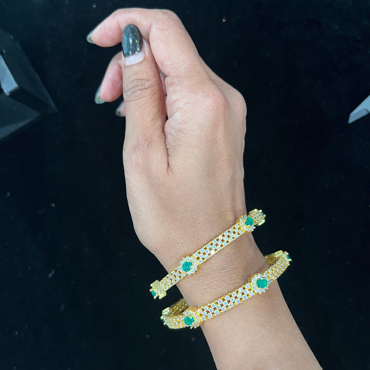 Green 2 Bangle set