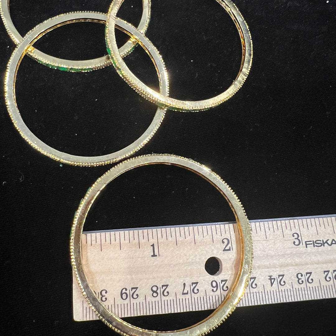 Kids green Bangles Set