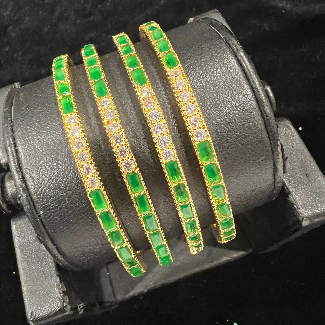 Kids green Bangles Set