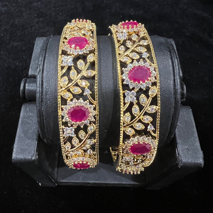 CZ Bangles Set