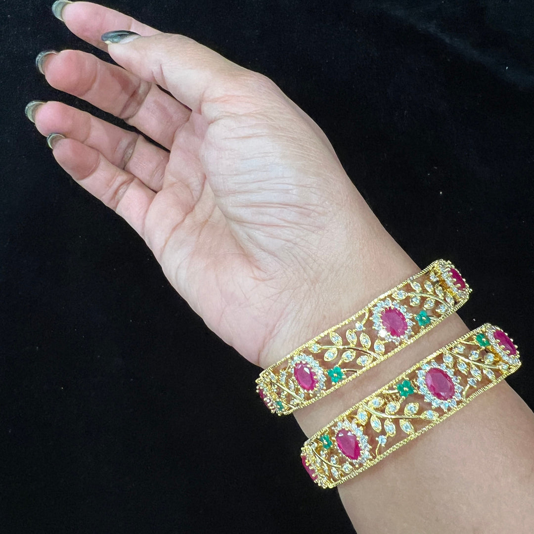 CZ Bangles Set