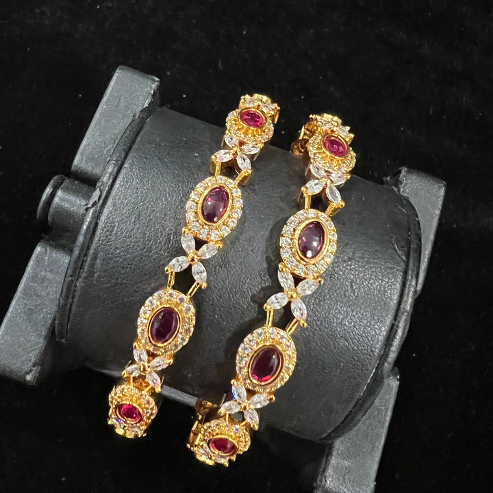2.10 size Emerald Bangles