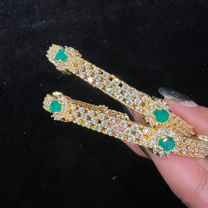 Green 2 Bangle set