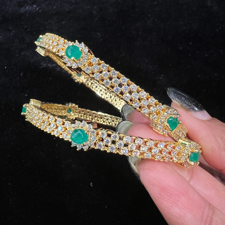 Green 2 Bangle set