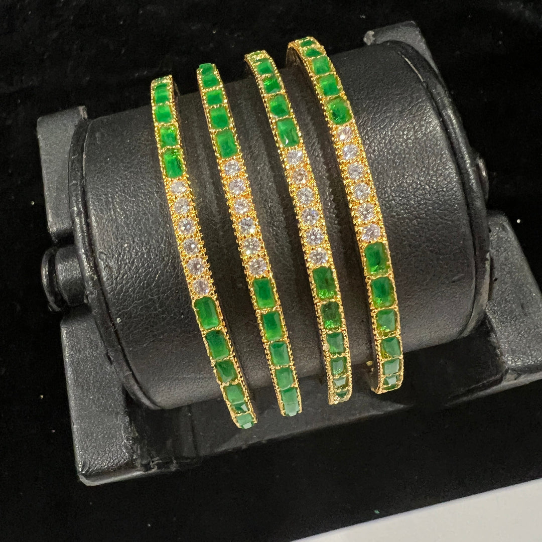 Kids green Bangles Set