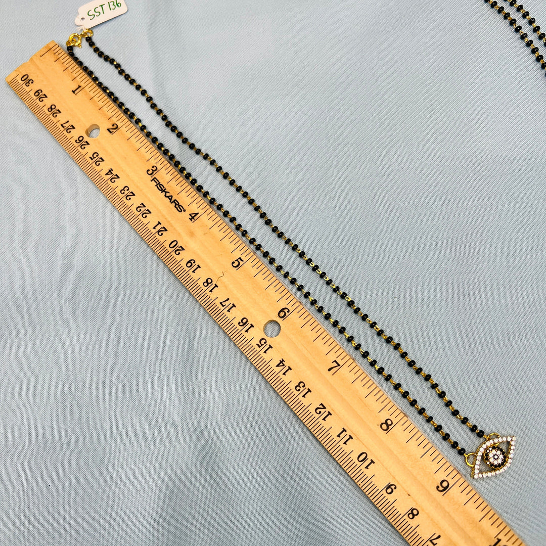 Evil eye Black Beads