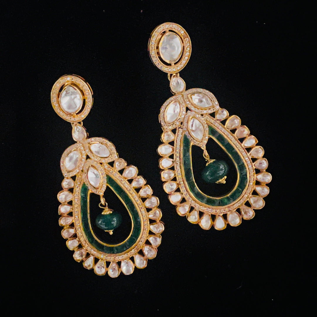 Moissonite  chandbali