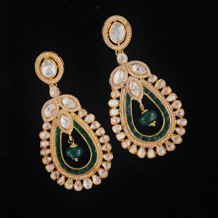 Moissonite  chandbali