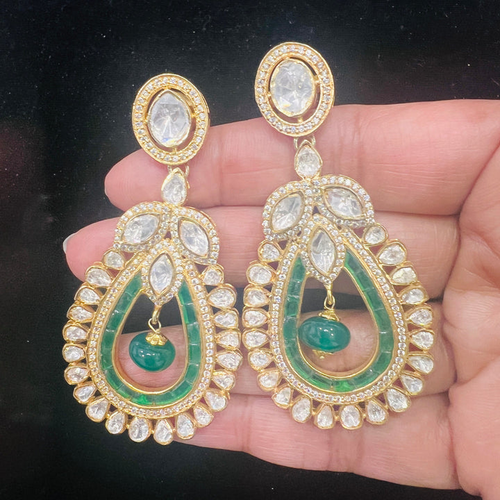 Moissonite  chandbali