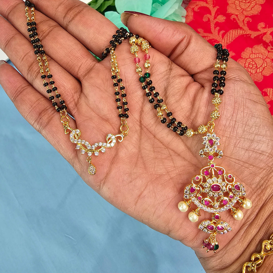 Short Black Beads