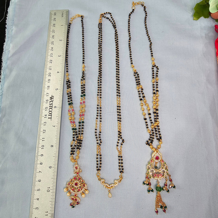 Short Black Beads
