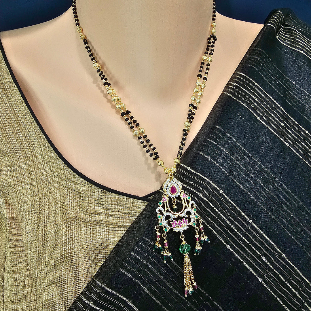 Short Black Beads