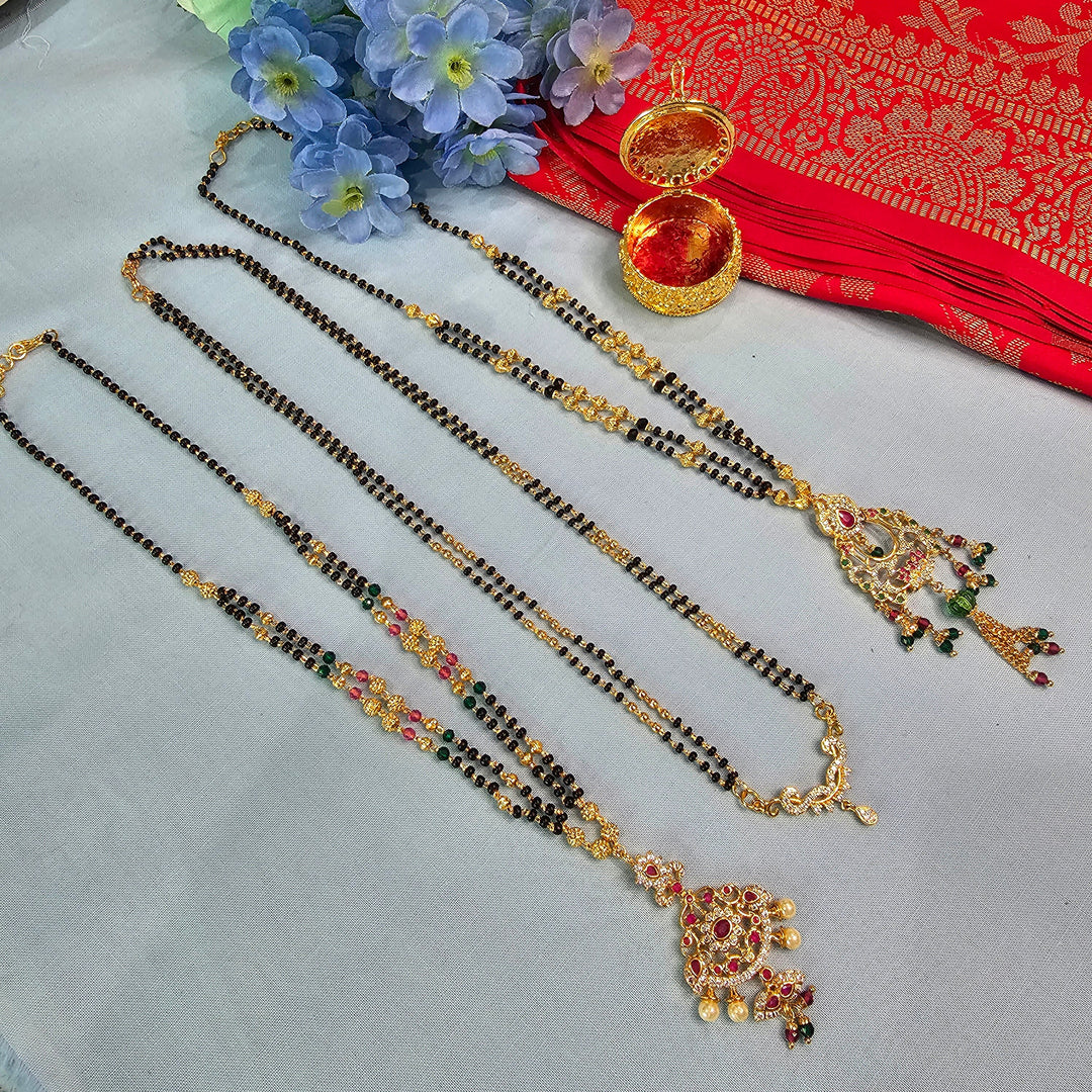 Short Black Beads