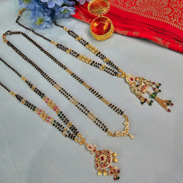 Short Black Beads