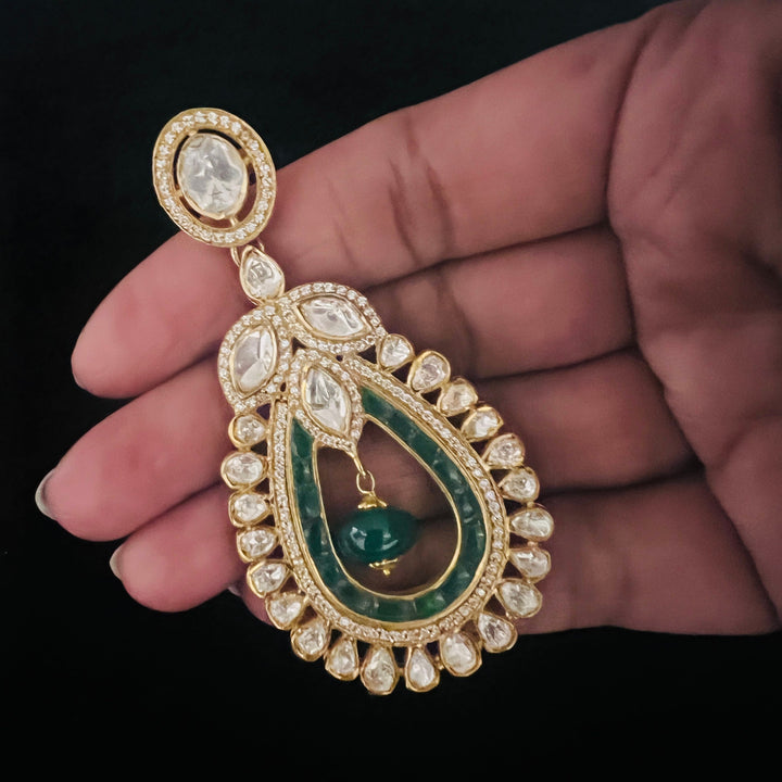 Moissonite  chandbali