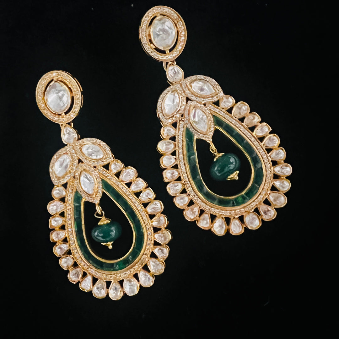 Moissonite  chandbali