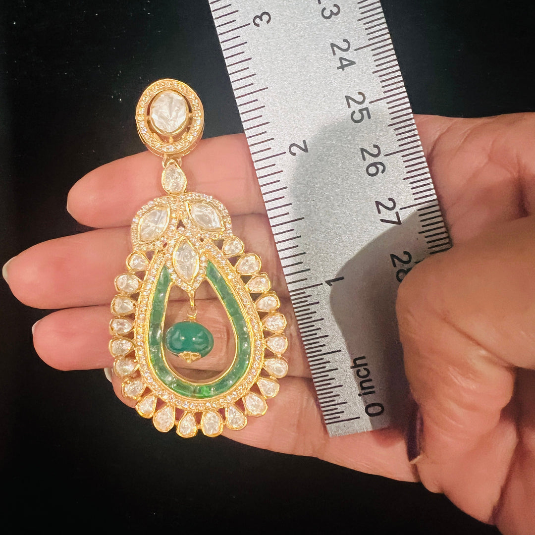 Moissonite  chandbali