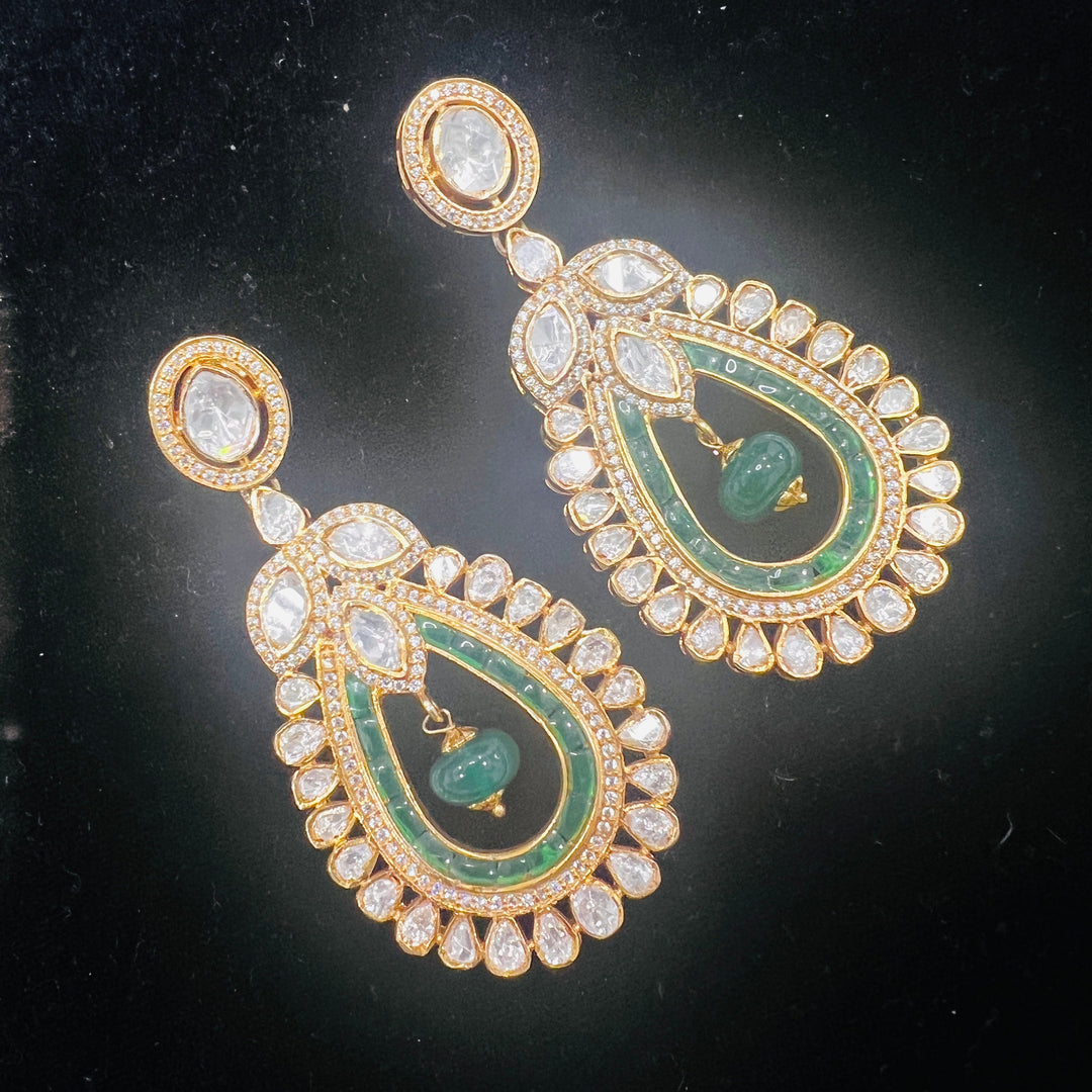 Moissonite  chandbali
