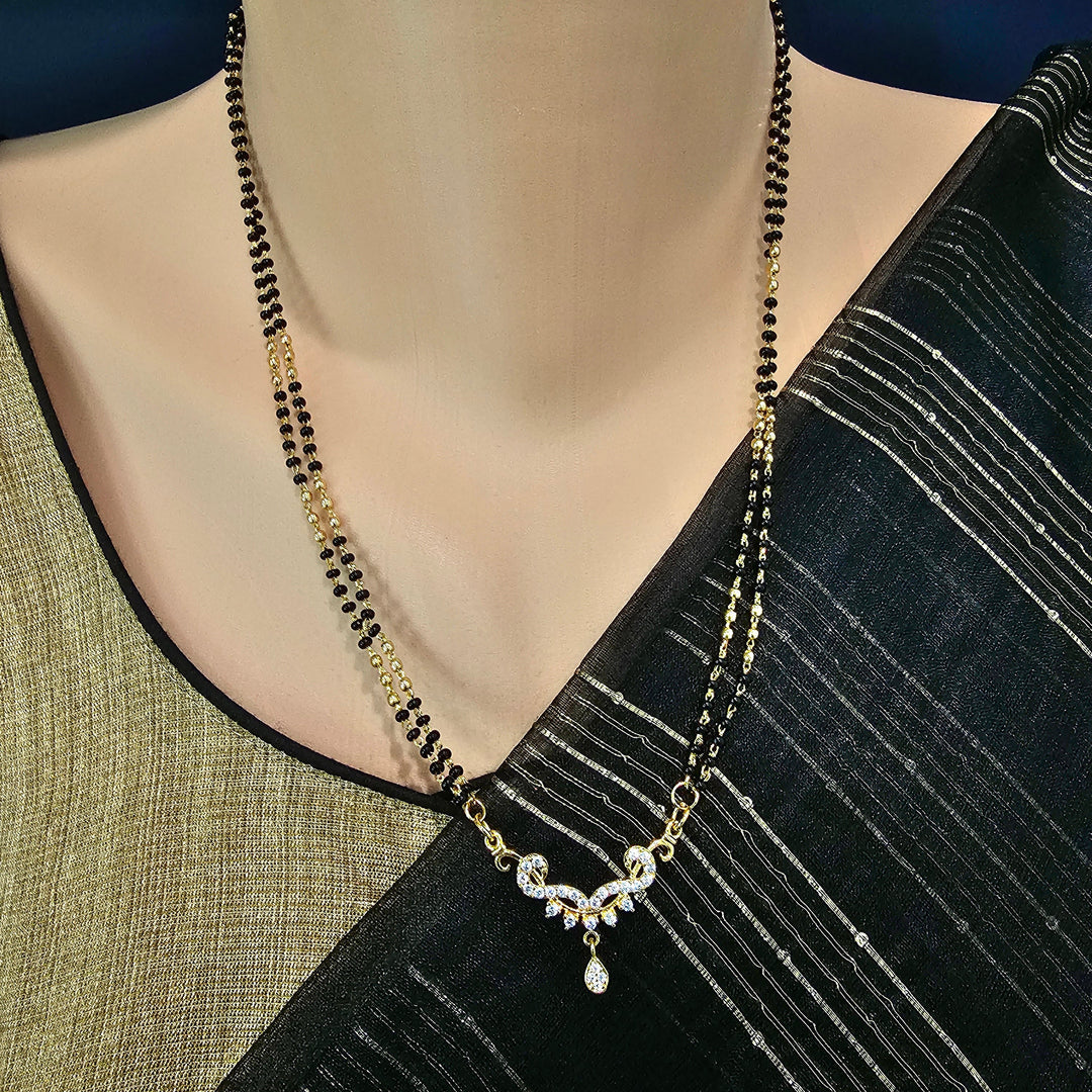 Short Black Beads