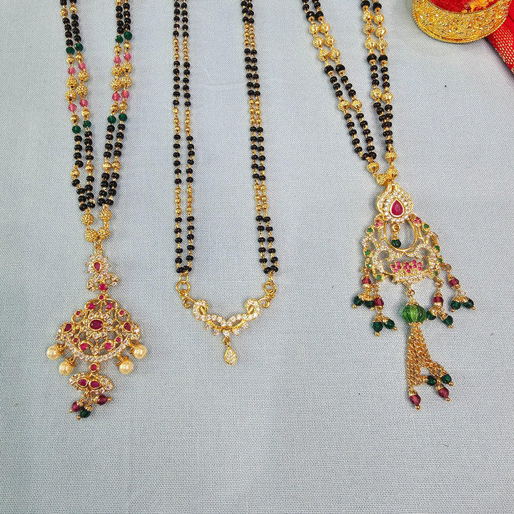 Short Black Beads