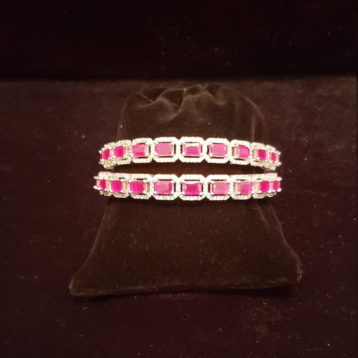 Diamond finish Bangles Set