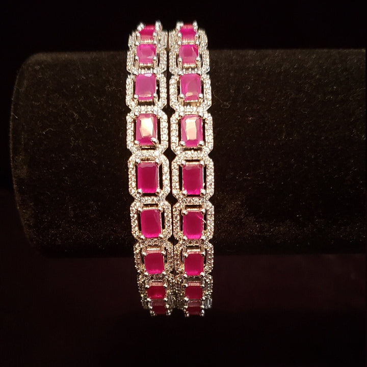 Diamond finish Bangles Set