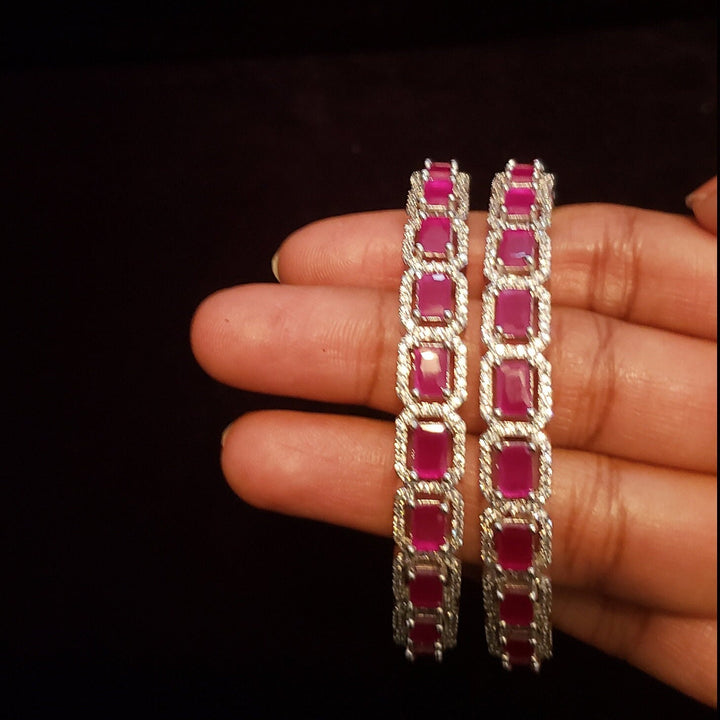 Diamond finish Bangles Set