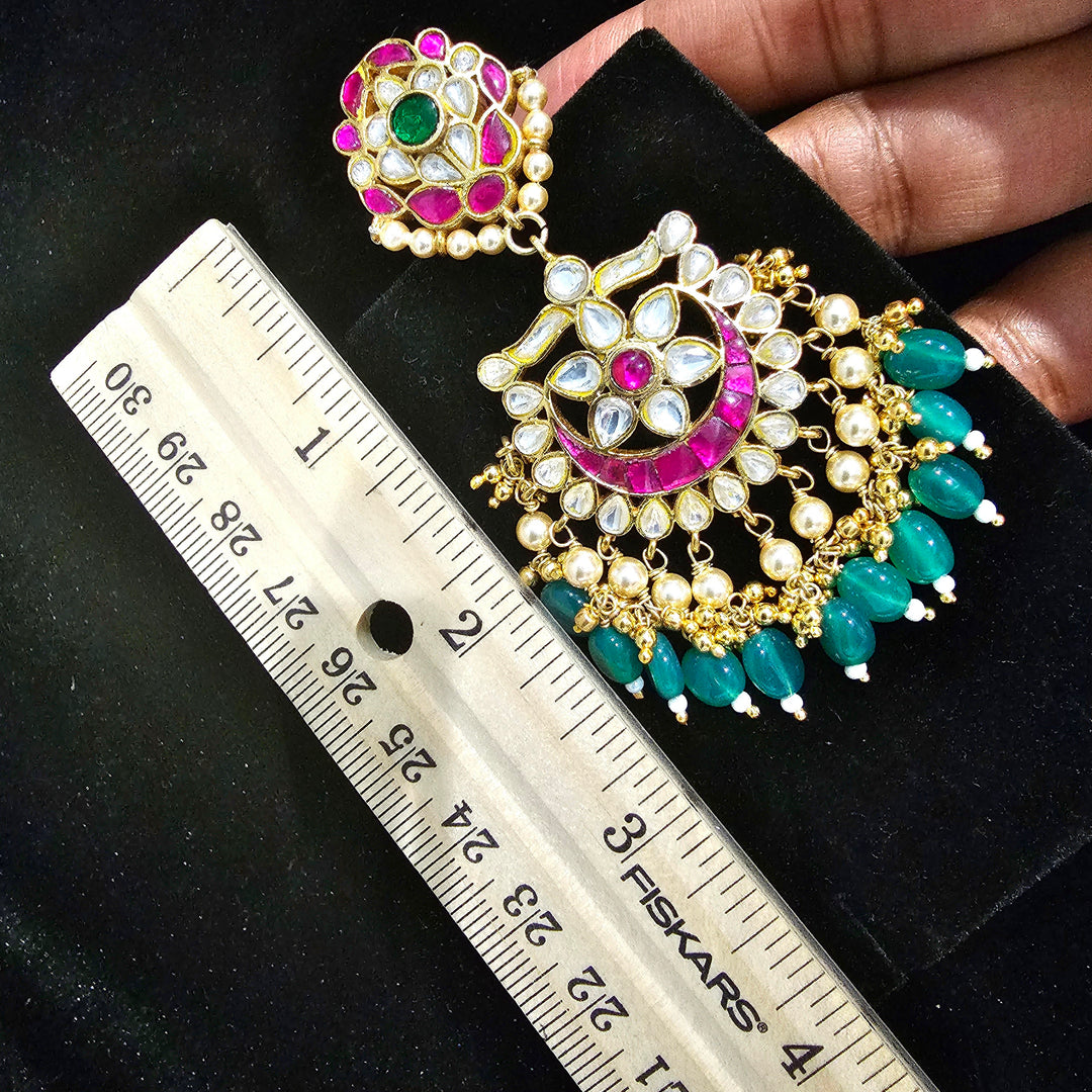 Silver Kunan Chandbali