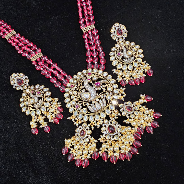 Brass Long Moissanite haram