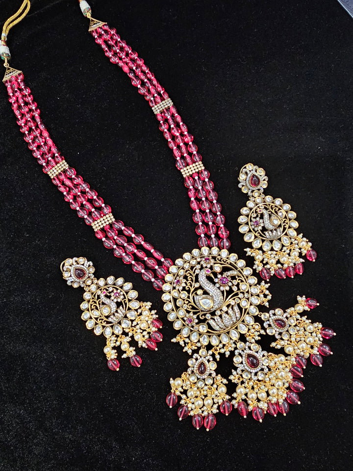 Brass Long Moissanite haram