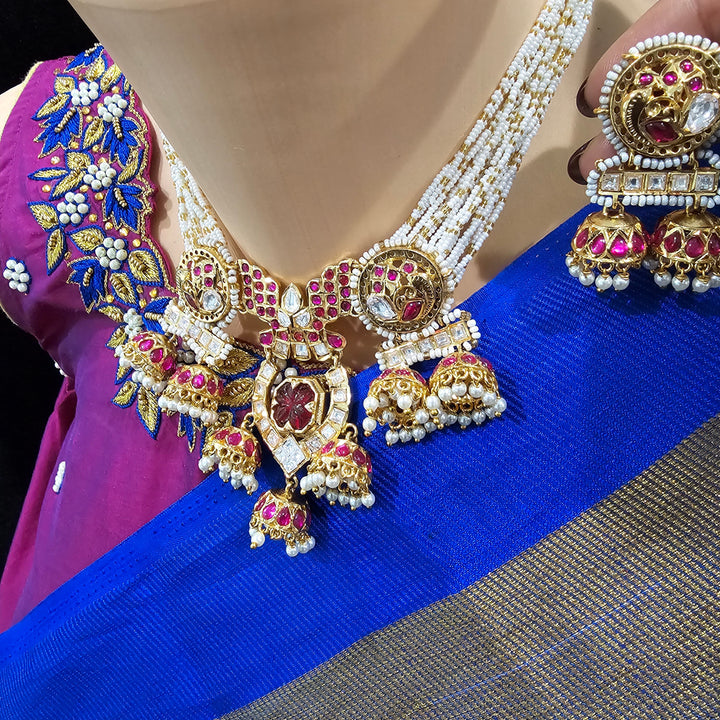 Handmade Kundan necklace
