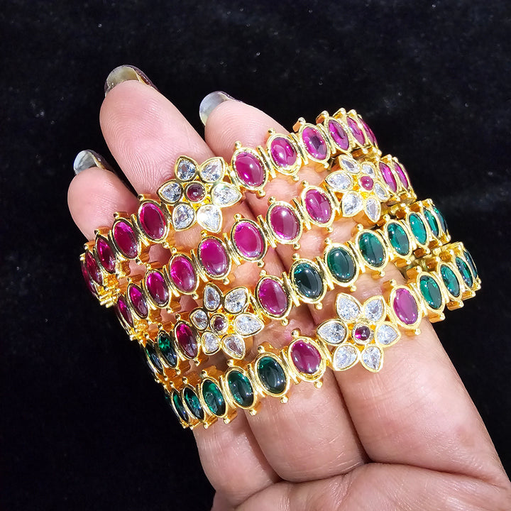 Pota stone  bangles