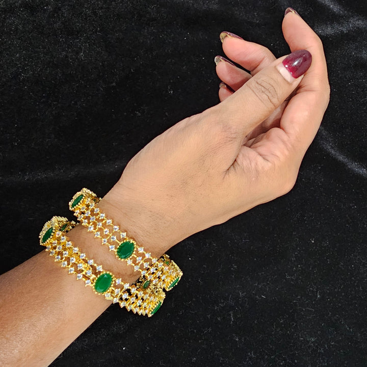 CZ Bangles Set