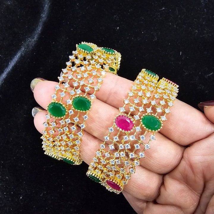 CZ Bangles Set