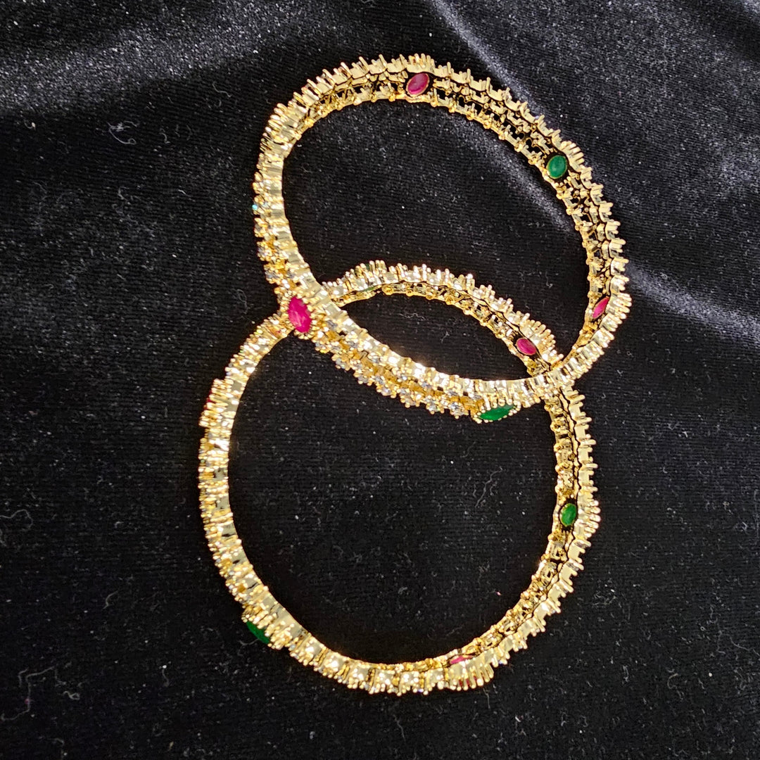 CZ Bangles Set
