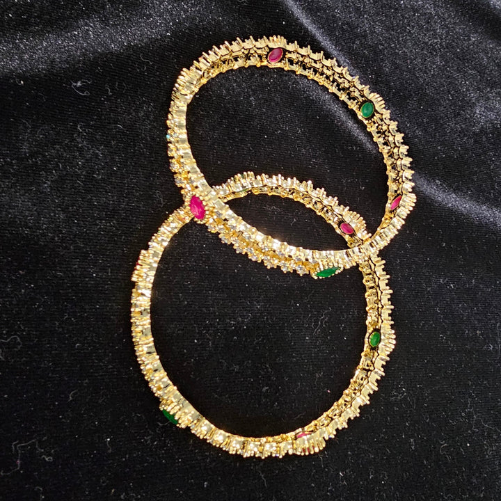 CZ Bangles Set