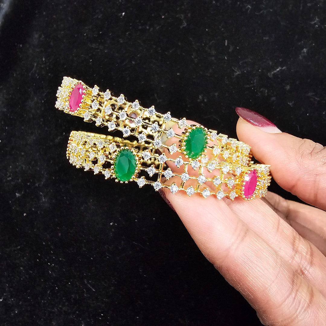 CZ Bangles Set
