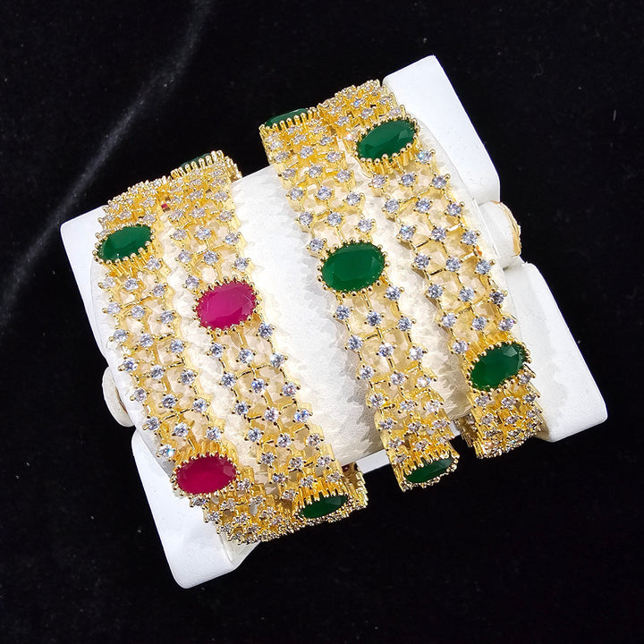 CZ Bangles Set