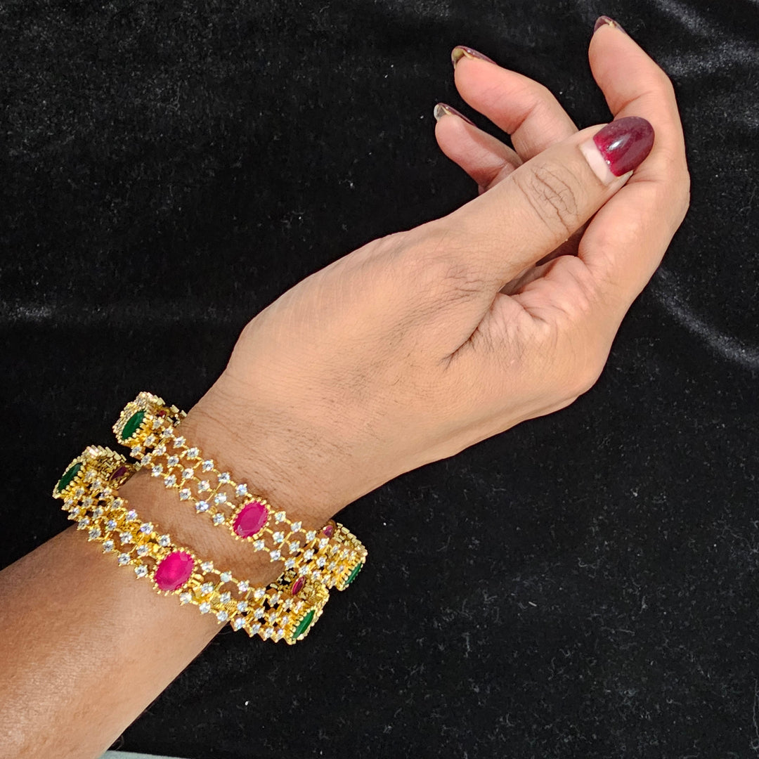 CZ Bangles Set