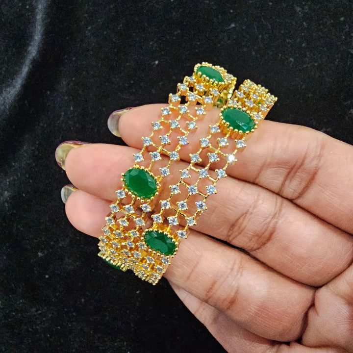 CZ Bangles Set
