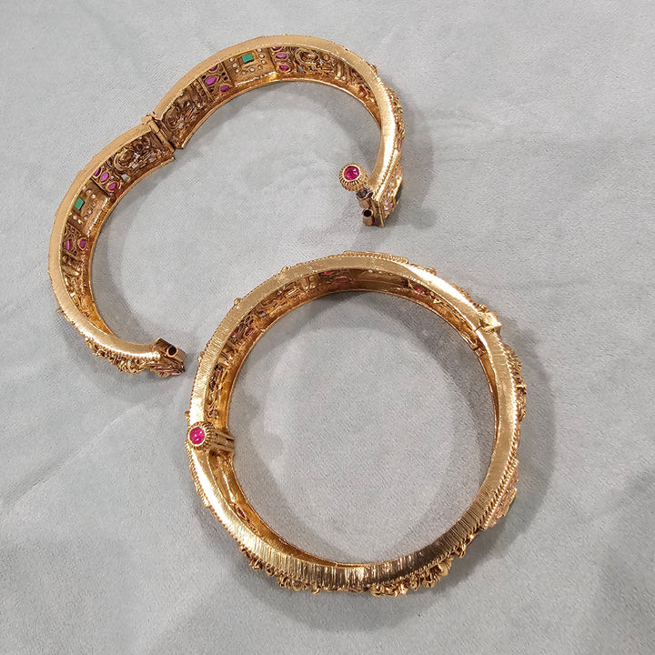 Set of 2- Green Bangle