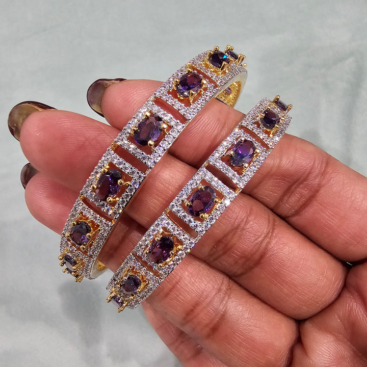 Amethyst Bangles Set