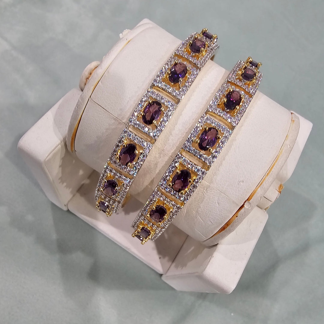 Amethyst Bangles Set