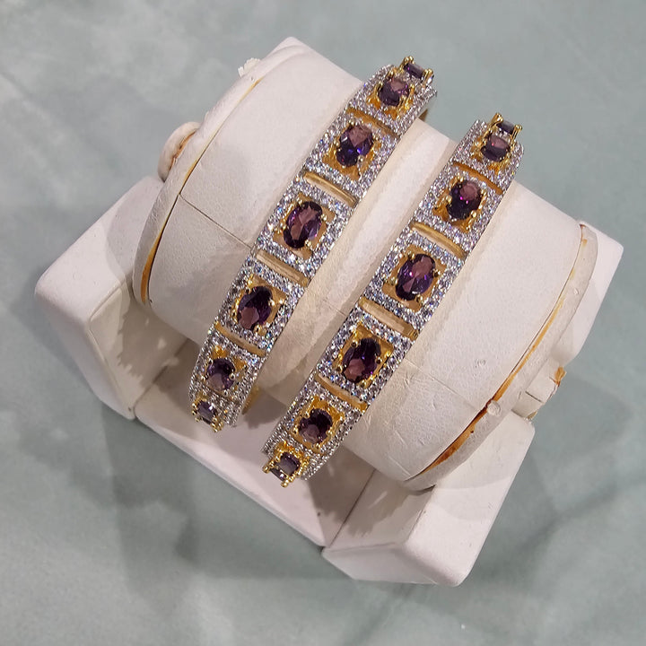 Amethyst Bangles Set