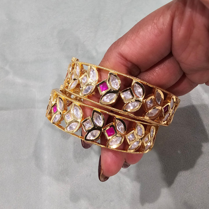 Openable Kundan Bangles