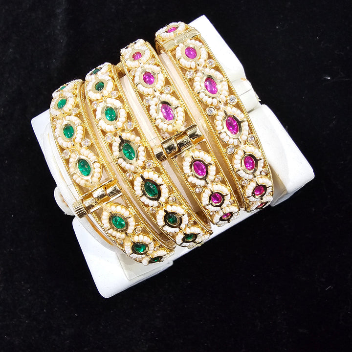 BRASS Kundan bangles,