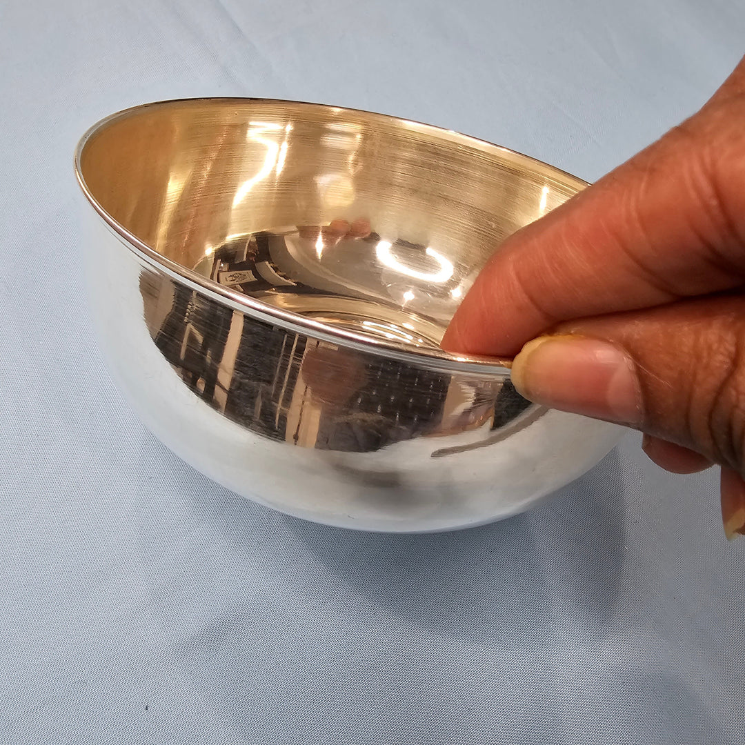 Silver Kids Feeding bowl