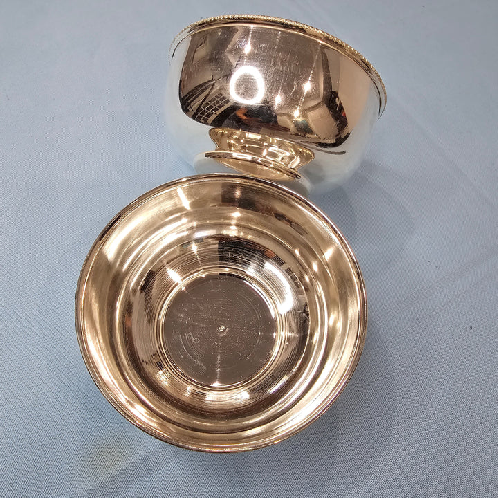 Big Plain Silver bowls
